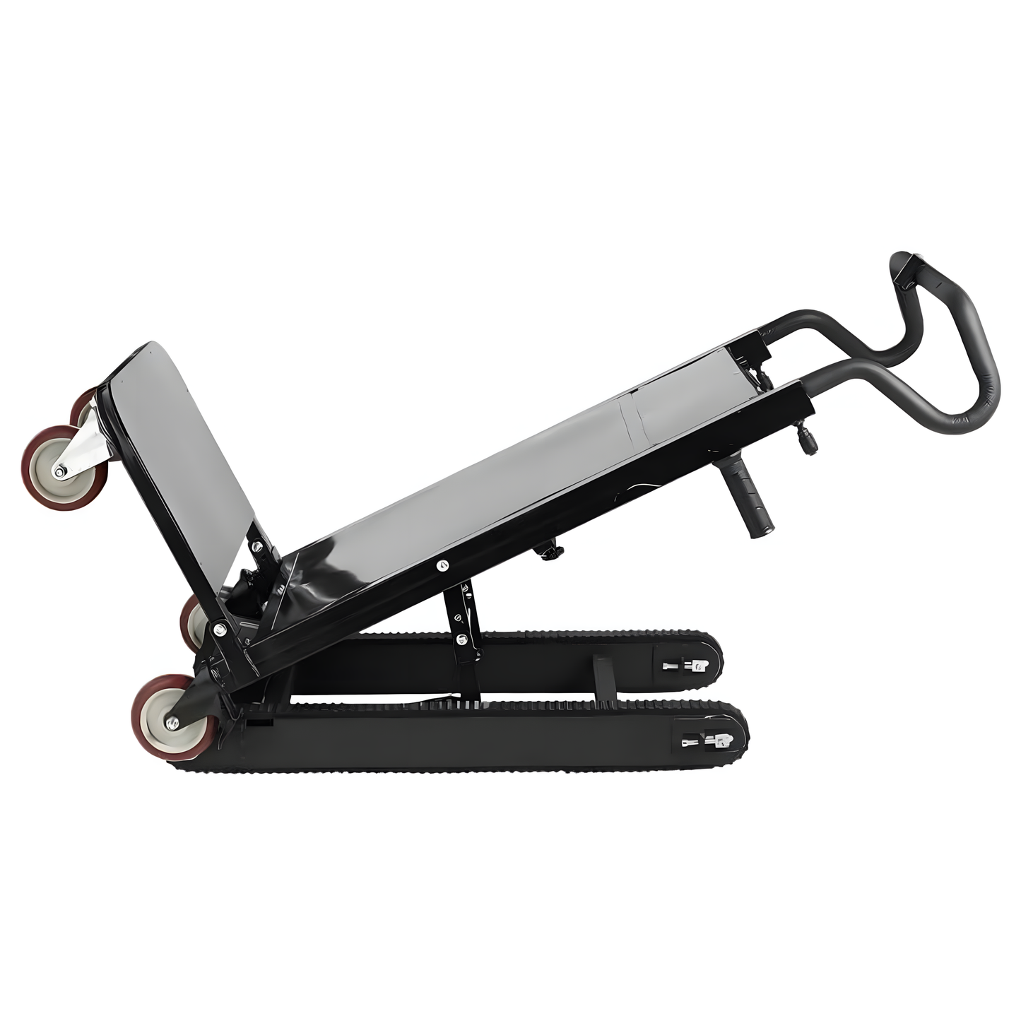 Electric Stair Climbing Trolley with Motor - Heavy Duty Steel Folding Trolley