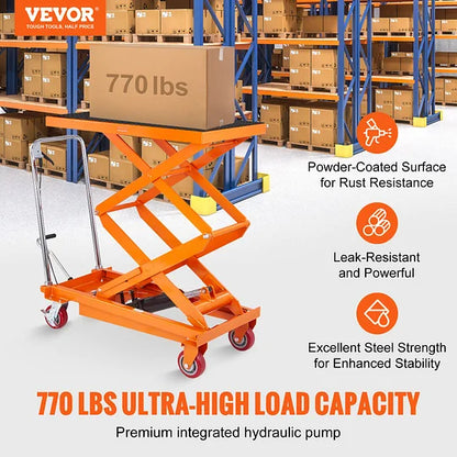 Hydraulic Lift Table Cart