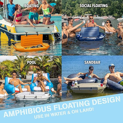 AMPHIBIOUS FLOATING COOLER