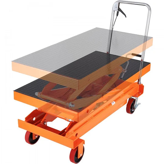 Hydraulic Lift Table Cart